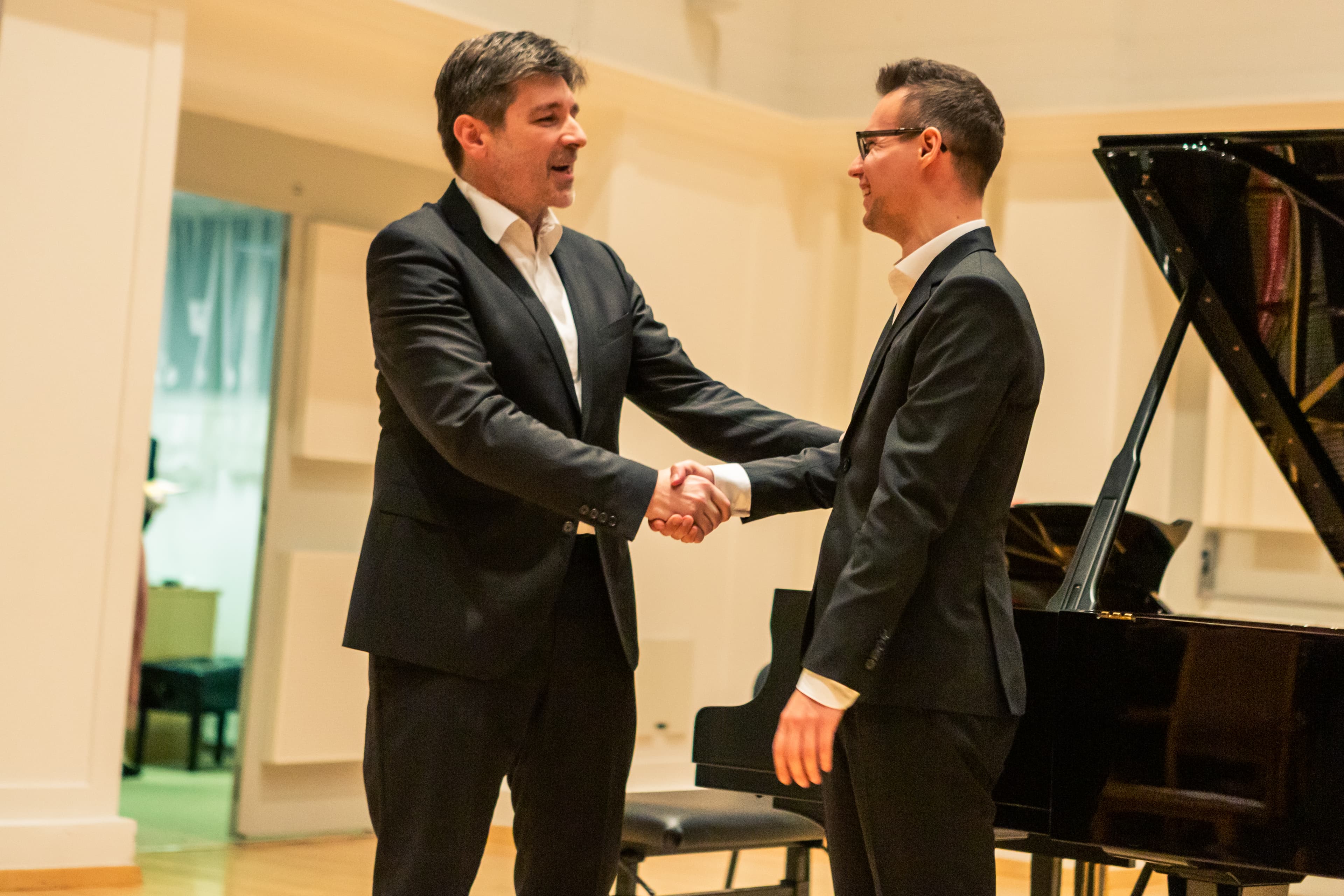 Ladislav Patkoló a Daniel Buranovský po koncerte, Bratislava 2019