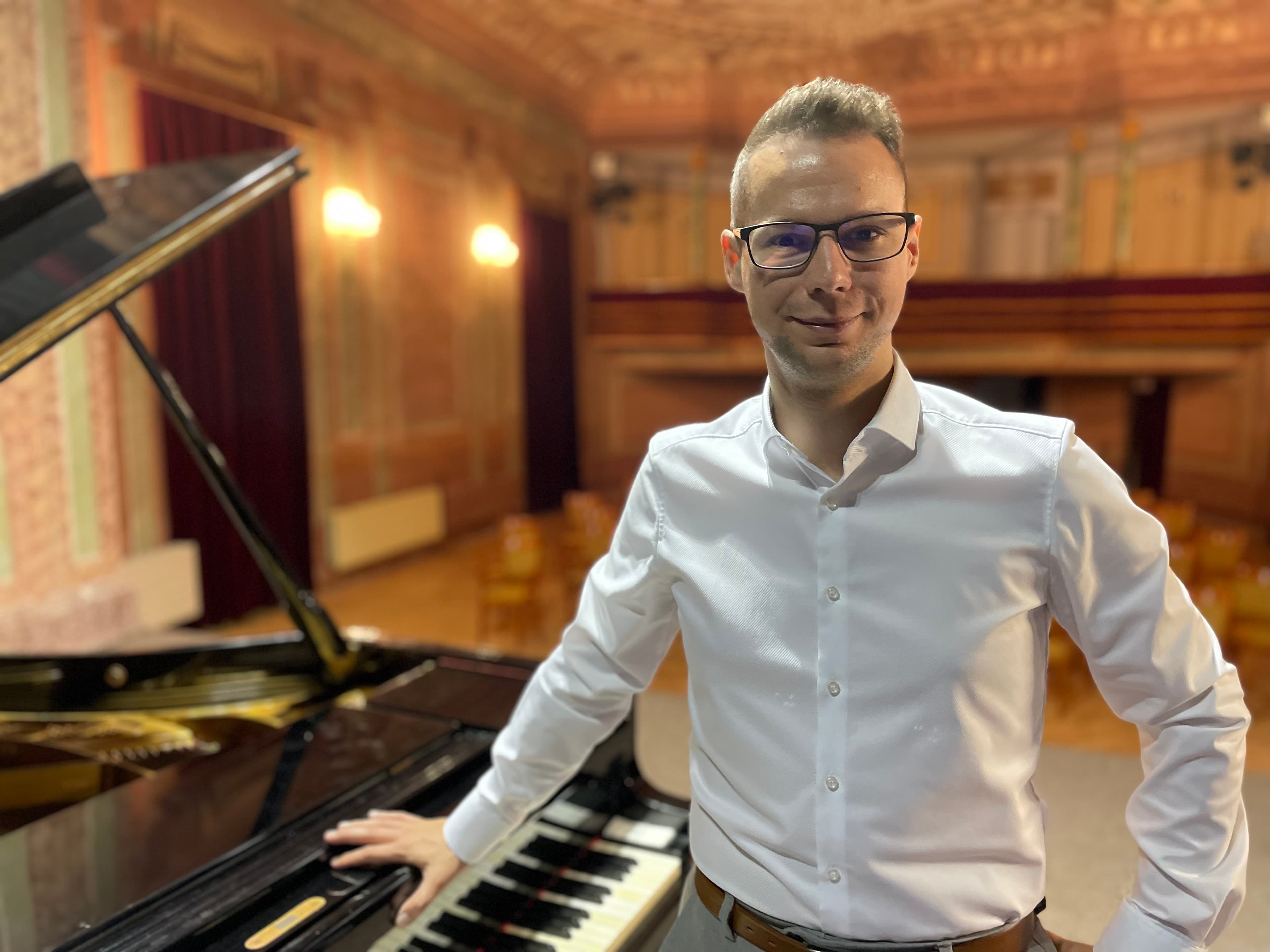 Ladislav Patkoló pred koncertom v Empírovom divadle, projekt CLASS!CAL koncerty 2021